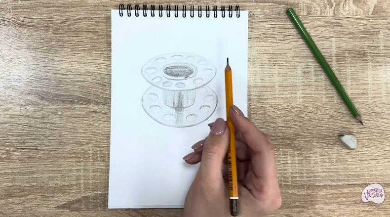 Рисуем Шпулька