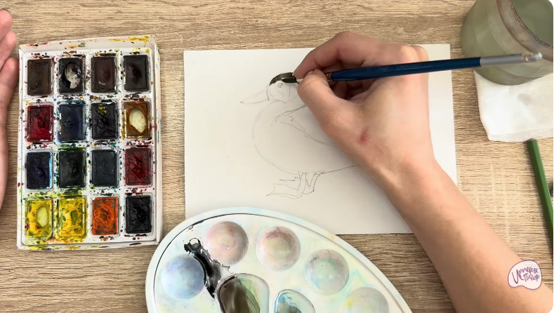 Рисуем Чирок-клоктун