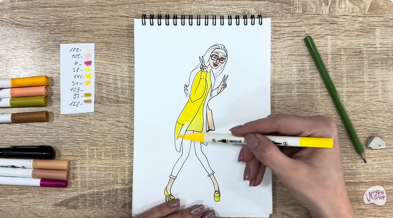 Рисуем Хани Лемон из "Город героев"