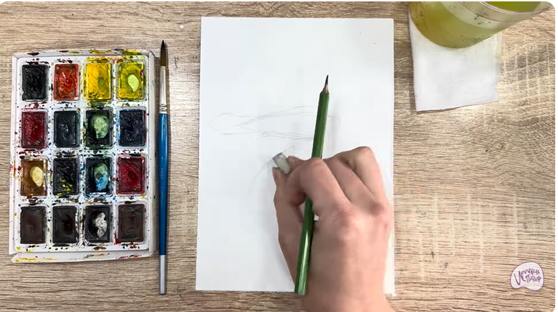 Рисуем Налим