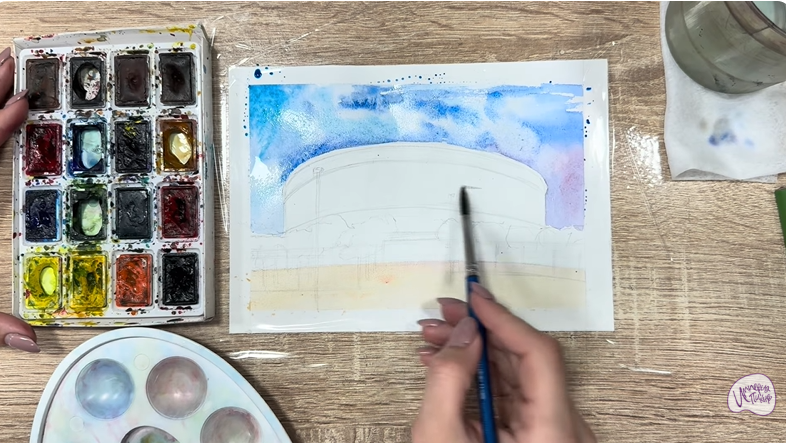 Рисуем Стадион Краснодар