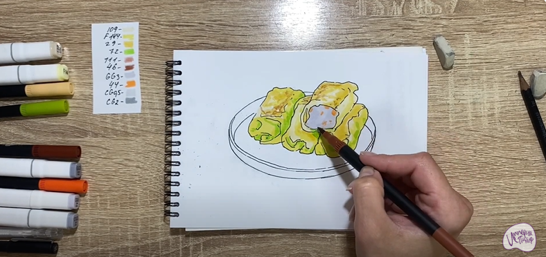 Рисуем Голубцы