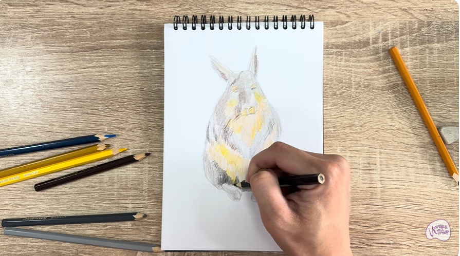 Рисуем Горная вискаша