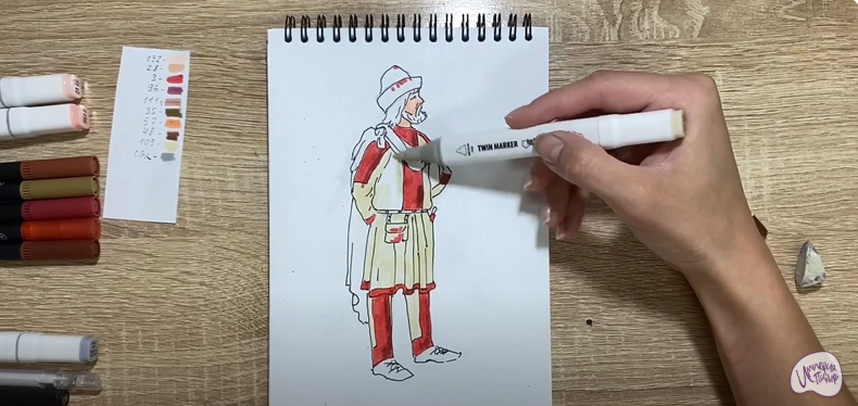 Рисуем Славянин
