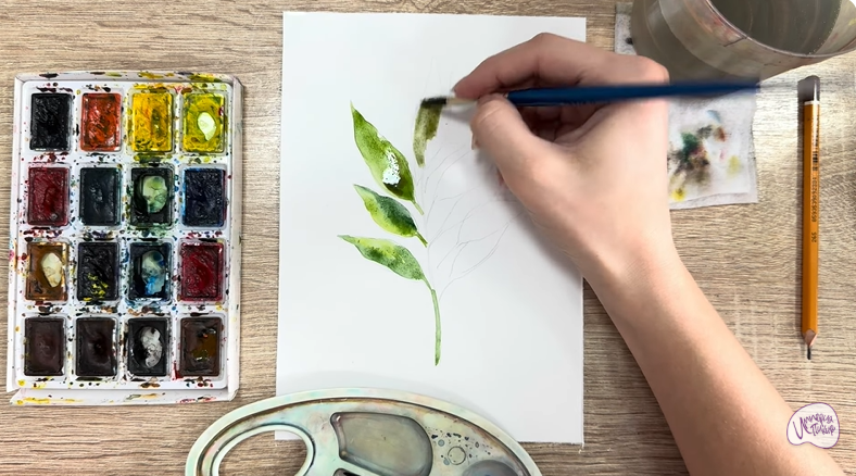 Рисуем Лавровый лист