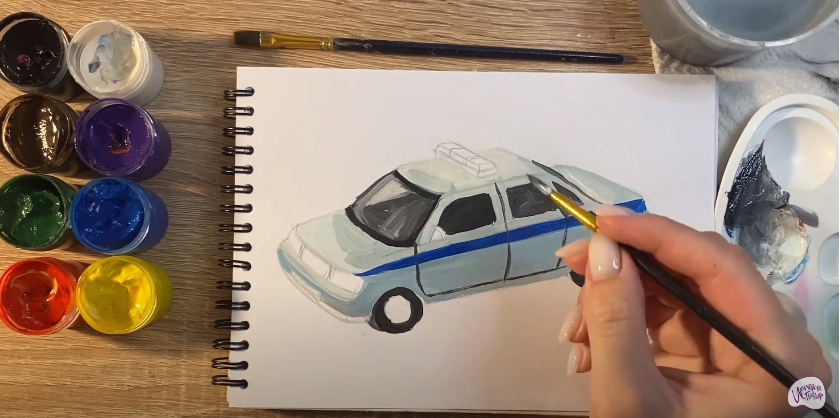 Рисуем Машина ДПС