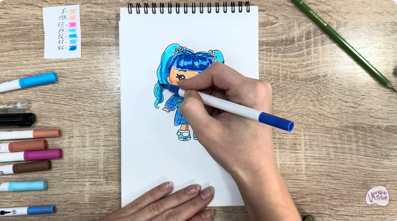 Рисуем Рори Блуберри