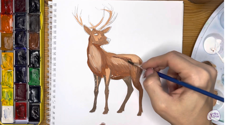 Рисуем Олень