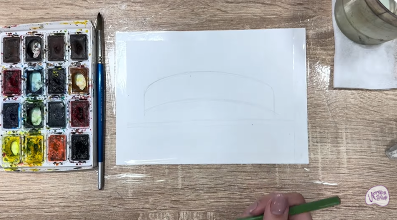 Рисуем Стадион Краснодар