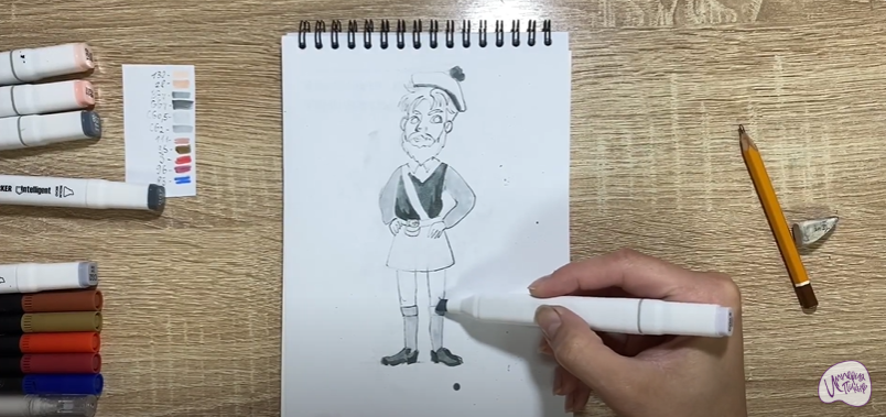 Рисуем Шотландец
