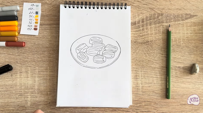 Рисуем Десерт "Тулумба"