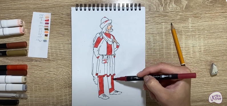 Рисуем Славянин