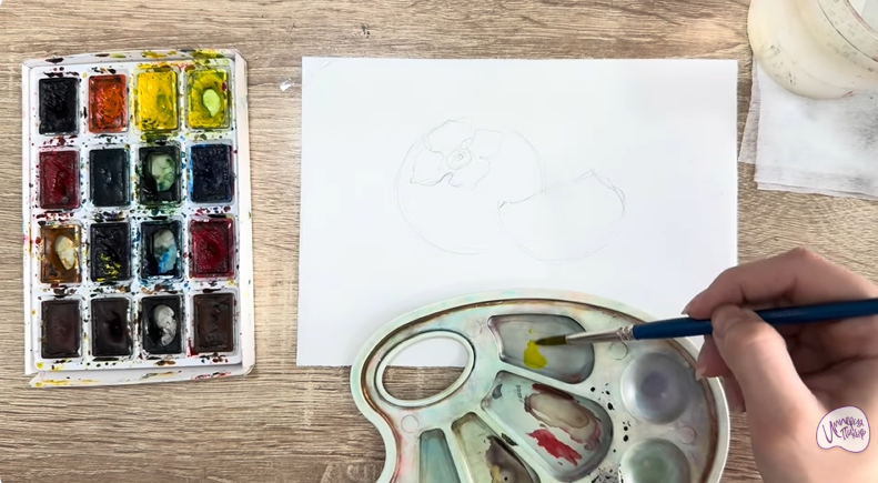 Рисуем Хурма