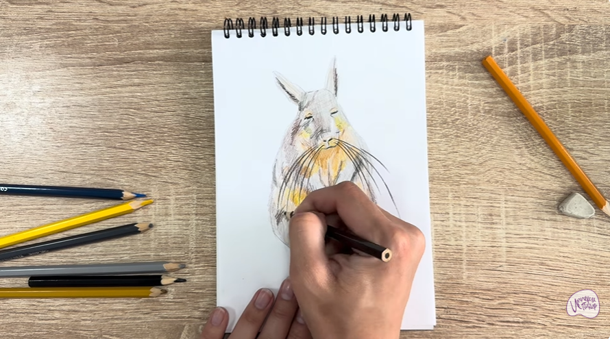 Рисуем Горная вискаша