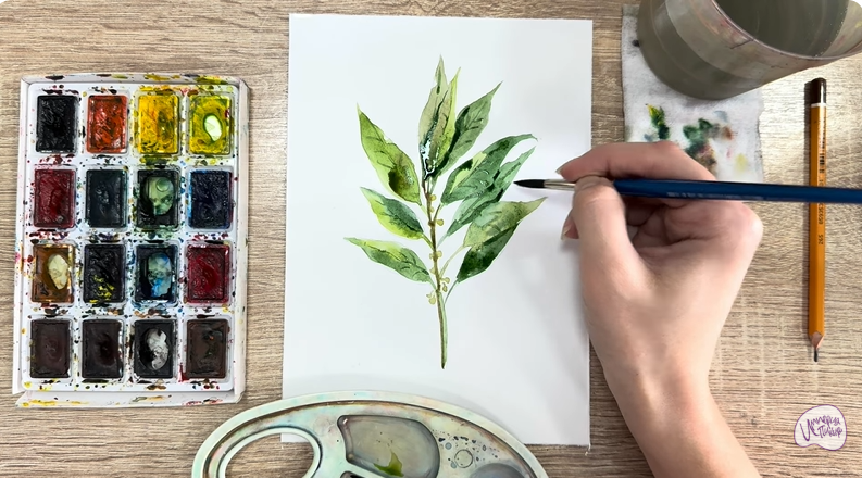 Рисуем Лавровый лист