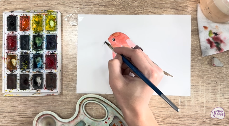 Рисуем Клест - еловик