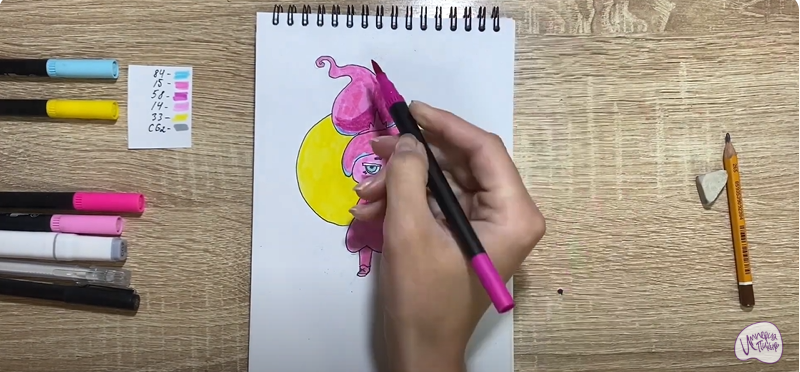 Рисуем Рози из "Семь Королевств"