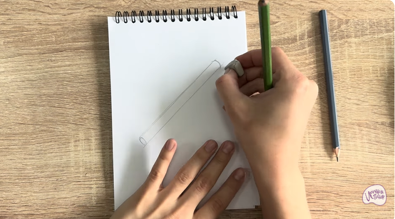 Рисуем Шпилька резьбовая
