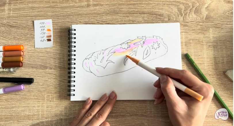 Рисуем Кулебяка Рисуем Кулебяка
