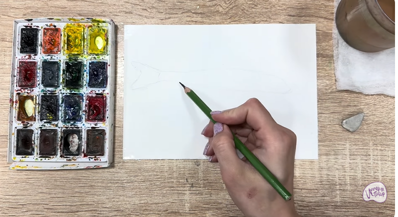 Рисуем Ленский пескарь