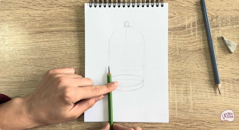 Рисуем Клетка для птиц