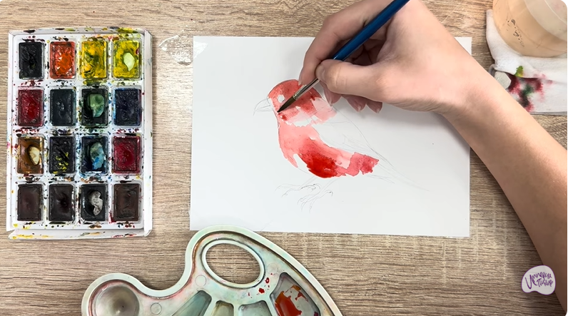 Рисуем Клест - еловик