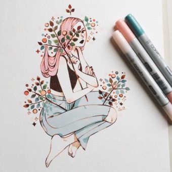 Рисуем Эстетические скетчбуки