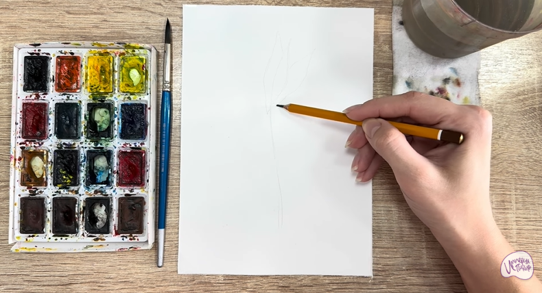 Рисуем Лавровый лист