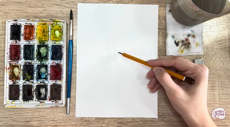 Рисуем Лавровый лист