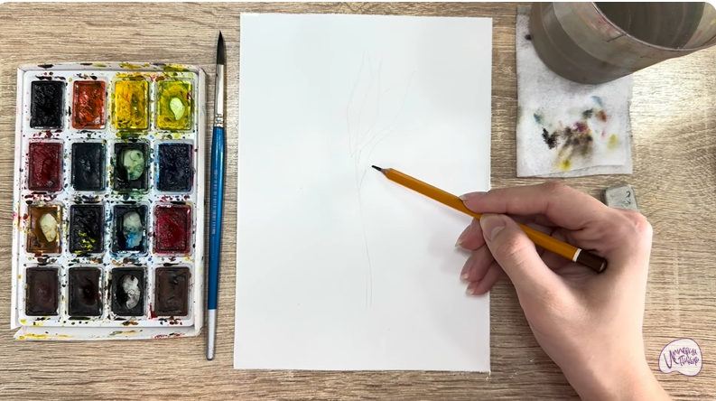 Рисуем Лавровый лист