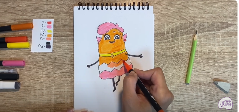 Рисуем Миссис Мэй из "Лудлвилль"