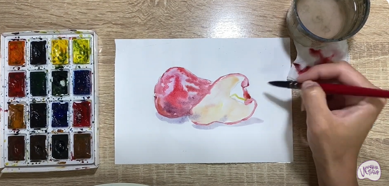 Рисуем Яванское яблоко
