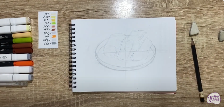 Рисуем Голубцы