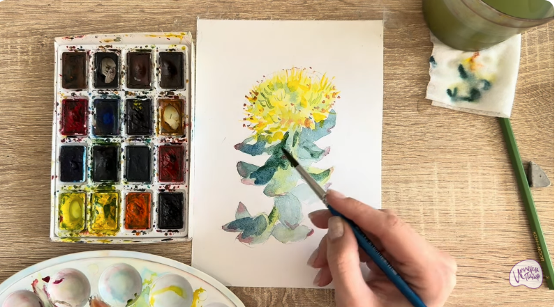 Рисуем Радиола розовая