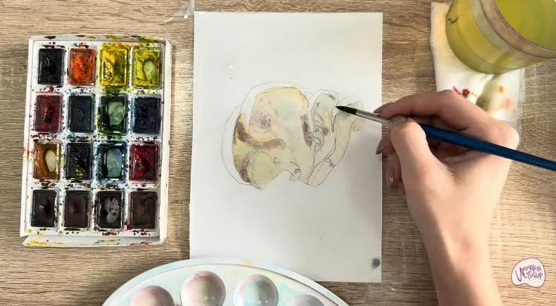 Рисуем Вешенки