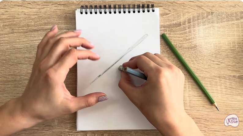 Рисуем Игла для швейной машинки