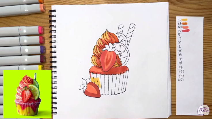 Рисуем Пирожное