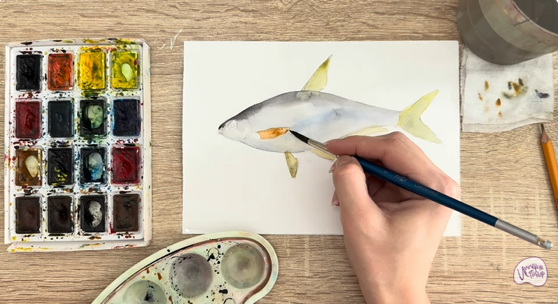 Рисуем Белоглазка