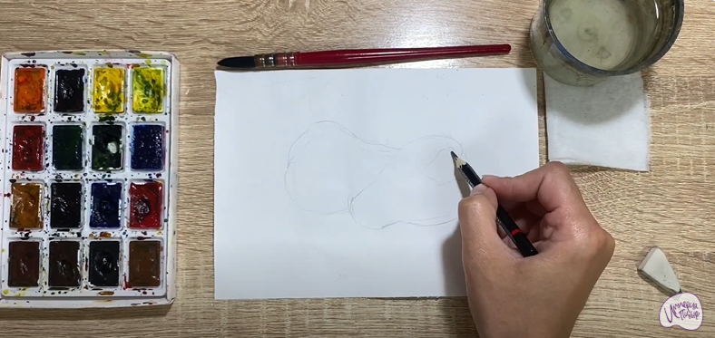 Рисуем Яванское яблоко
