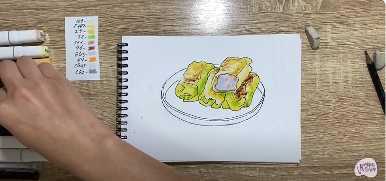 Рисуем Голубцы