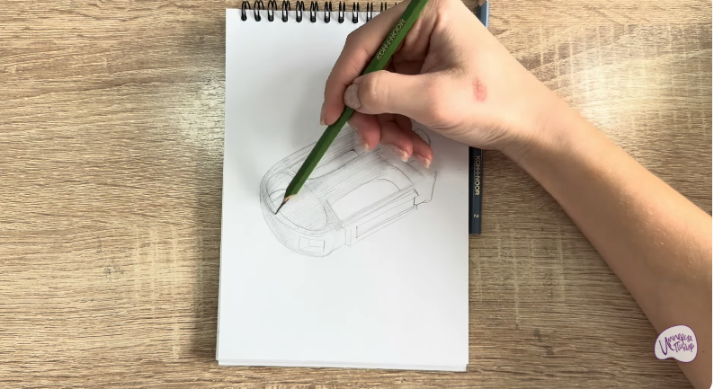 Рисуем Педаль велосипеда