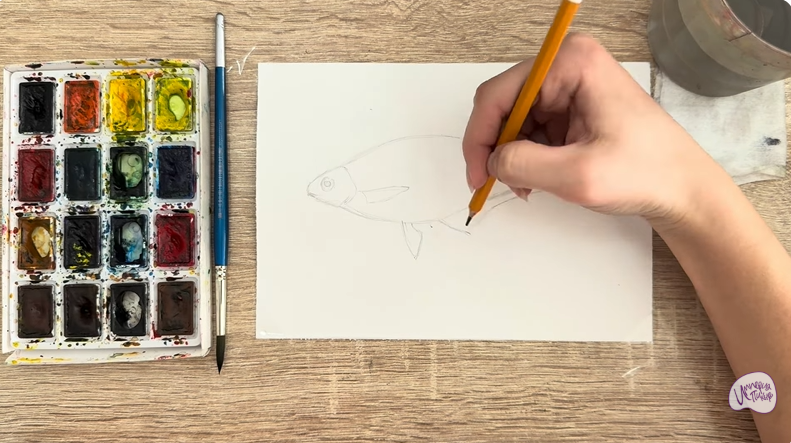 Рисуем Белоглазка