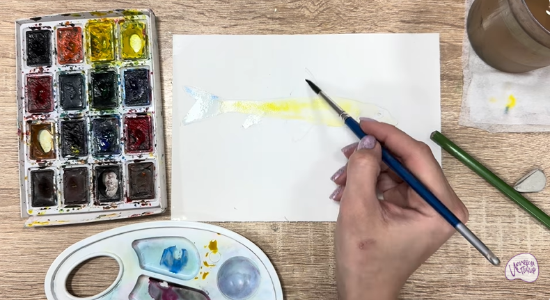 Рисуем Ленский пескарь