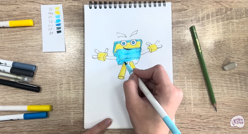 Рисуем Мозг из "Живой гараж"