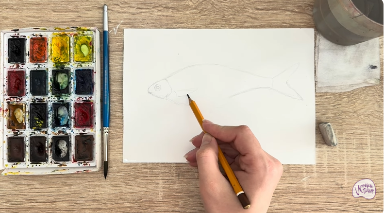 Рисуем Белоглазка