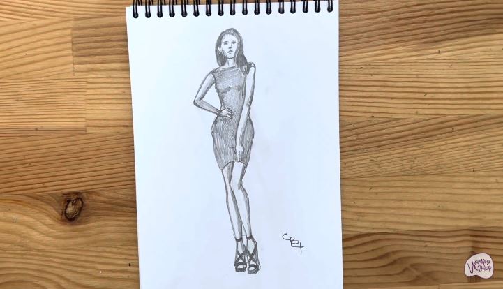 Рисуем Девушка Рисуем Девушка