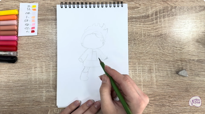 Рисуем Эмбер Синнамон