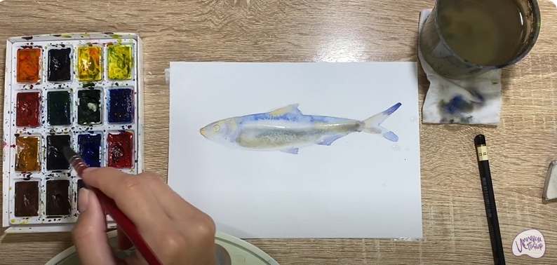 Рисуем Салака