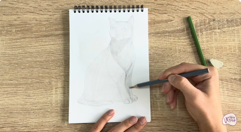 Рисуем Бурманский кот Рисуем Бурманский кот