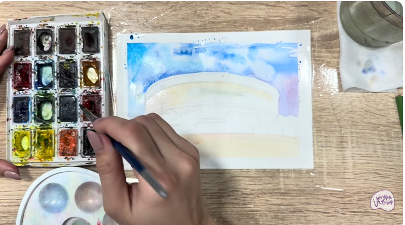 Рисуем Стадион Краснодар